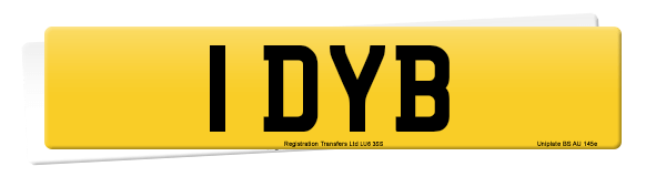 Registration number 1 DYB